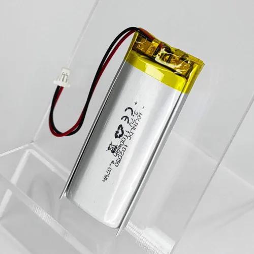 Vista 6 de DC 3.7V 1100mAh 102050 Batería recargable de polímero de litio, adecuada para productos electrónicos de bricolaje 3.7-5V con reemplazo de batería