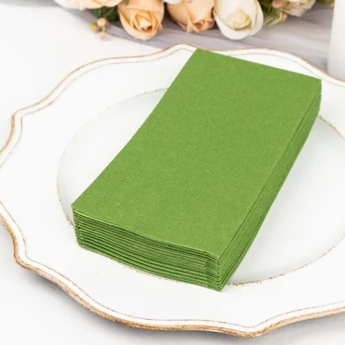 Vista 10 de Efavormart - Paquete de 20 servilletas de papel Airlaid de papel suave con tacto de lino rosa rubor de oro rosa, altamente absorbentes