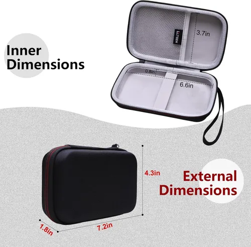 Vista 2 de LTGEM - Funda para escáner de pared compatible con Walabot DIY 2 buscador de pernos y escáneres/Walabot DIY Stud Finder Escáner de pared, negro +