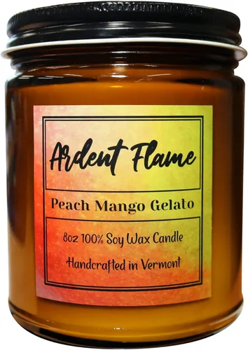 Vista 12 de Velas Simply Sandalwood Vela de cera de soja 100% natural para decoración del hogar Altamente perfumada Fragancia premium Hecho a mano