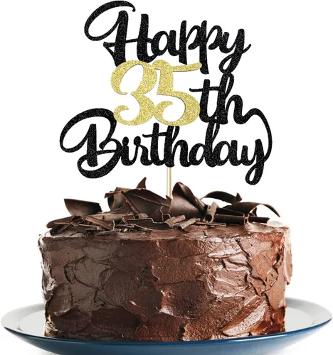 Vista 50 de Decoración para pastel de cumpleaños número 18, decoración de feliz cumpleaños para fiesta de 18 años, complemento de regalo (18)