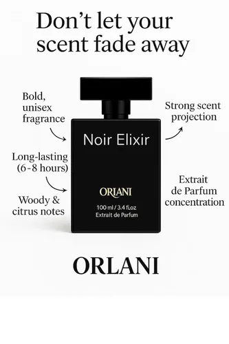 Vista 5 de Noir Elixir Extrait De Perfume (EDP) de 3.4 Oz para hombres y mujeres Parfum Higher Concentrration – Perfume de larga duración, unisex, 3.6 fl oz