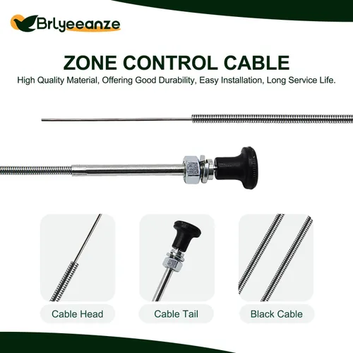 Vista 5 de Paquete de 2 cables de control de estrangulador universal giratorio 237 para tractor Go Cart Kart varios modelos rotativos 237 703971 290831 63