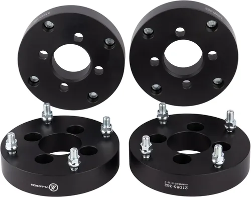 Vista 10 de VLAOSCHI Adaptadores de rueda ATV forjados negros de 4 x 110 a 4 x 156 de 1 pulgada con pernos de 12 x 1.25, compatibles