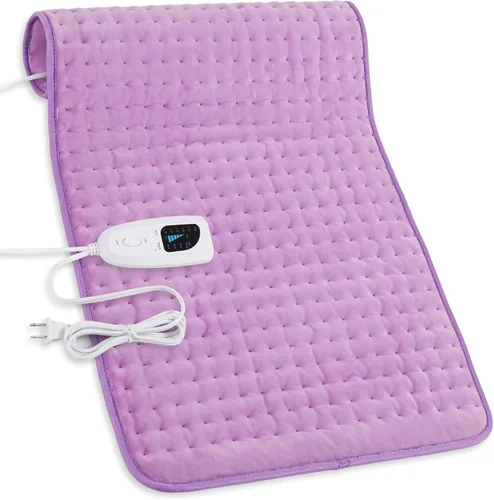 Vista 43 de Deepsoon Almohadilla térmica, almohadillas térmicas eléctricas para espalda, cuello, abdomen, almohadilla térmica húmeda para hombros, rodilla