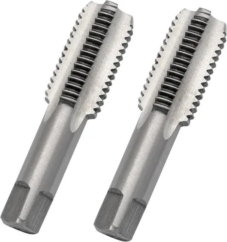 Vista 7 de 2 piezas M18x1.5 Tap, M18 rosca métrica M18 herramienta de roscado a mano derecha, roscas HSS (M18 x 1.5, Taper & Plug Tap)