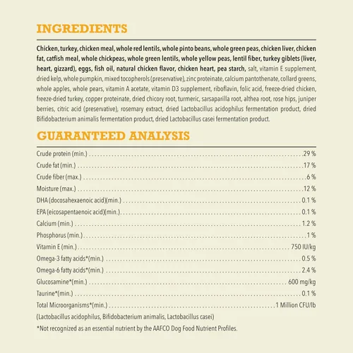 Vista 6 de ACANA - Alimento seco para perros sin granos Receta de aves de corral de campo libre Bolsa de 25 libras