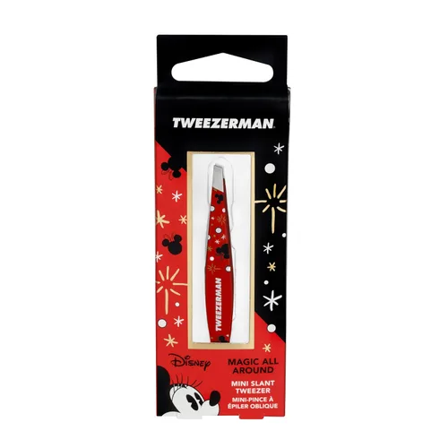 Vista 8 de Tweezerman Magic All Around Mini Pinzas Inclinadas - Pinzas para cejas, pinzas de viaje para cejas, vello facial
