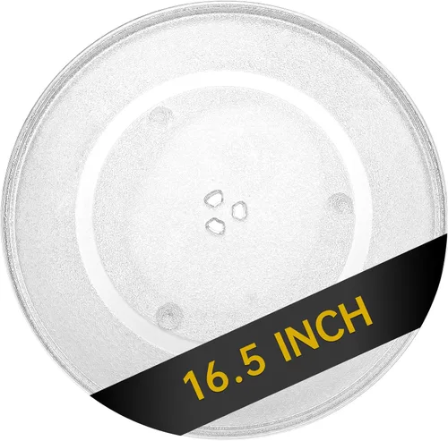 Vista 15 de Plato giratorio de vidrio para microondas de 9.6", Plato de microondas de 24.4cm, Plato de vidrio de repuesto para bandeja, Plato de vidrio
