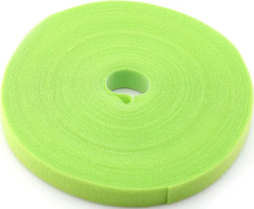 Vista 24 de Cinta de velcro reutilizable para sujetar cables, rollo de 3/4 de pulgada de doble cara con gancho