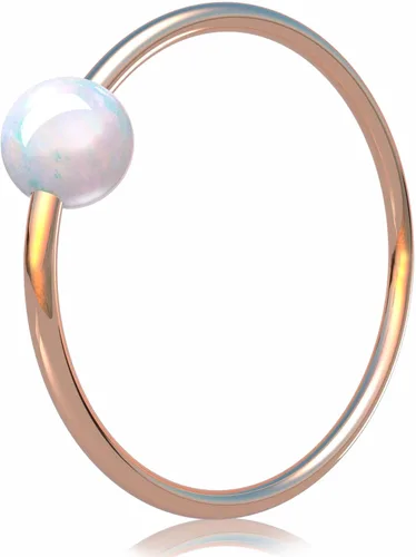 Vista 11 de Aretes de ópalo de calibre 20, aretes de aro de oro de 14 quilates, aretes de aro de oro de 0.354 in, aretes de piercing helix