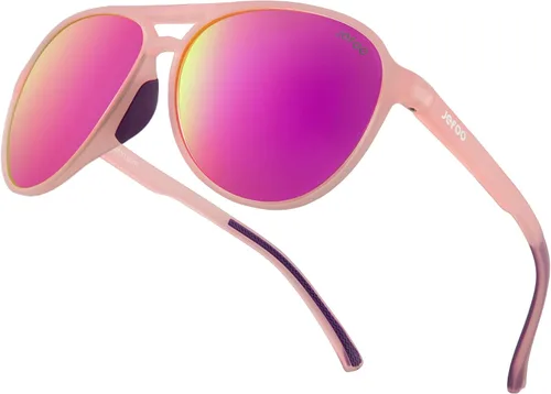Gafas de sol polarizadas estilo aviador para mujeres y hombres, gafas de sol deportivas retro de moda para protección UV400 al aire libre