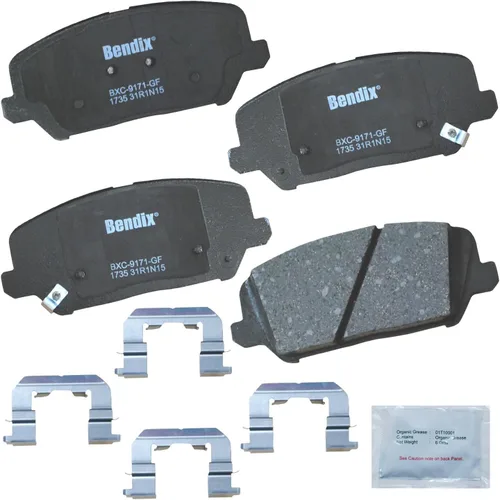 Vista 32 de Pastillas de freno delanteras semi-metálicas Bendix Priority1 CFM1774 para Ford Transit 2019-2017, Transit-150 2021-2015, Transit-250 2021-2015