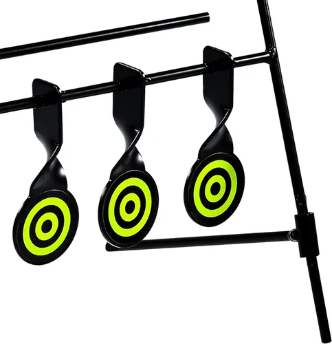 Vista 8 de KNINE OUTDOORS Pistola de aire de 6 objetivos, pistola de pellets BB para restablecer objetivo, clasificado para calibre .22 .177