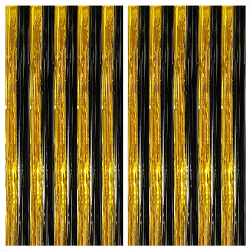 Vista 20 de KatchOn, Serpentinas extragrandes en rojo, blanco y azul, 3.2 x 8 pies, paquete de 2 decoraciones rojas y azules para el día de las elecciones