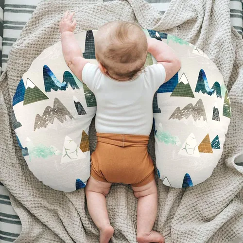 Vista 2 de Funda para almohada de lactancia TANOFAR, funda de almohada de lactancia neutral para bebés niños y niñas, funda de almohada de lactancia ultra
