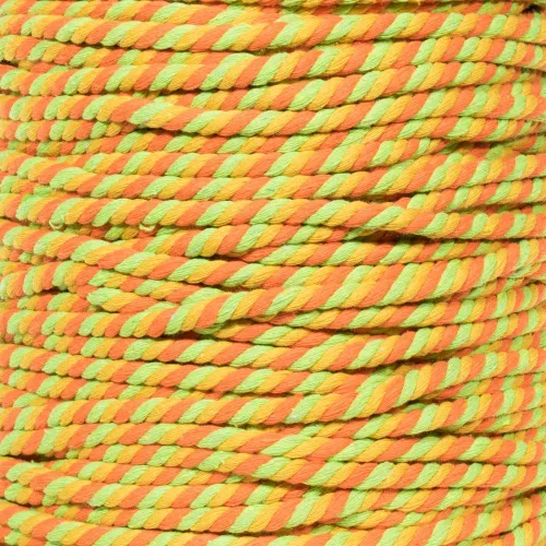 Vista 28 de Cuerda de algodón trenzado súper suave de 3 hebras (negro, 1 pulgada x 10 pies)