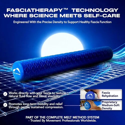 Vista 2 de MELT Method Rodillo de Espuma Suave de 36 Pulgadas para Terapia Física y Recuperación de Ejercicios - Tecnología FasciaTherapy - Rodillo de Espuma