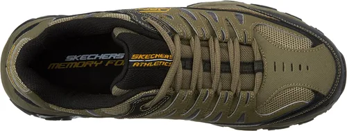 Vista 5 de Skechers Afterburn - Tenis con cordones y espuma viscoelástica, para hombre