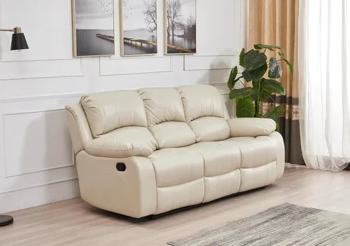 Vista 64 de Betsy Furniture 8018 - Juego de sillón reclinable de cuero reconstituido, para sala, sofá reclinable, sofá de dos piezas y sillón de cuero