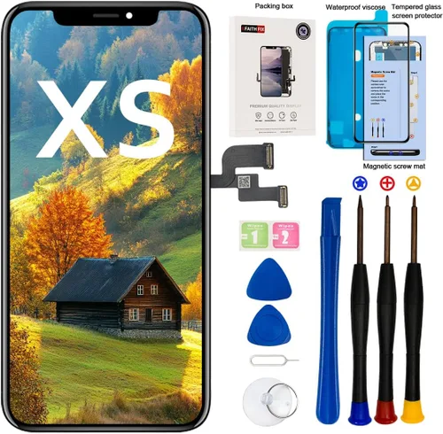 Vista 13 de EFAITHFIX para iPhone 11 Reemplazo de pantalla COF de 6.1 pulgadas, marco de pantalla LCD, ensamblaje de pantalla táctil 3D, digitalizador