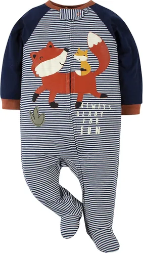 Vista 2 de Gerber Sleep 'N Play - Paquete de 2 bebés, Blue Fox Adventure