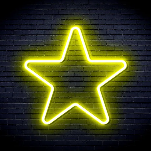 Vista 15 de AdvPro Star Space Kid Room Flex Silicone LED Neon Sign - Rojo - st16s33-fnu0006-r