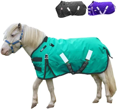 Derby Originals Nordic-Tough 1200D - Manta pesada para caballo y poni, impermeable, transpirable, aislamiento de 10.58 oz, forro 210T, reflectante,