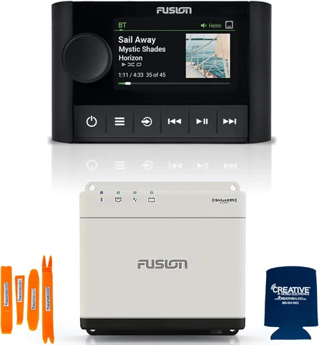Vista 2 de Fusion MS-WB670 Apollo Marine Entertainment Hideaway System con MS-ERX400 Ethernet con cable remoto