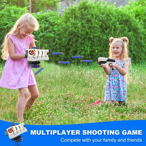 Vista 5 de Juguetes de Star Wars Stormtrooper Blaster de Espuma para Niños de 5, 6, 7, 8, 9+ Años, Juguetes de Guante de Poder de Superhéroe con 30 Dardos