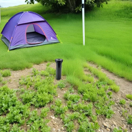 Vista 4 de Cabilock Cabezal de aspersor automático retráctil con filtro integrado para riego de césped de jardín, ángulo ajustable, rociador de agua enterrada