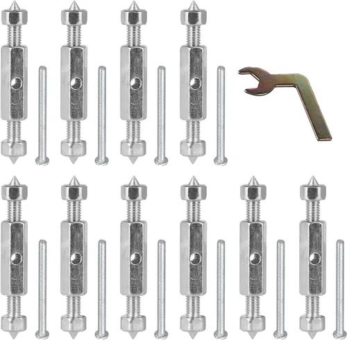 Dispositivo de reparación de cassette/reparación de caja eléctrica, tornillo reparador universal de casete tipo 86, 10 tornillos, herramientas con
