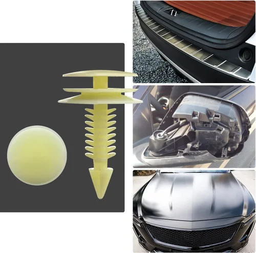 Vista 5 de 50 piezas de 0.315 in de orificio de puerta de panel de retención de recorte de sujetadores compatibles con GM Chevy Buick GMC Jimmy Pontiac 10153057