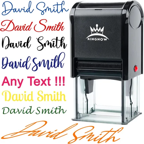 Vista 8 de de The Library of Stamp - Sello personalizado para libros, sello de goma de madera