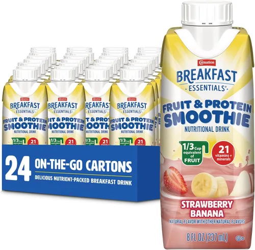 Vista 7 de Carnation Breakfast Essentials Batido Nutricional de Frutas y Proteínas, Tropical, 24 Cartones de 8 fl oz