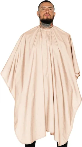 Vista 21 de Barber Strong The Barber Cape - Funda para corte de pelo para hombres, material repelente y reductor estático, tela resistente al agua