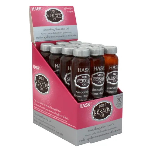 Vista 11 de HASK ARGAN - Viales reparadores de aceite para el cabello para controlar el brillo y el encrespamiento para todo tipo de cabello, seguro