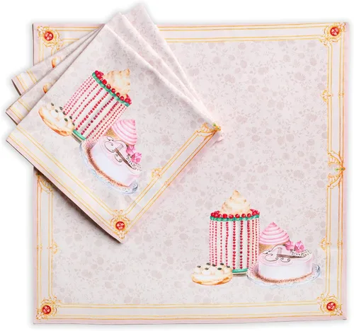 Vista 135 de Maison d' Hermine - Juego de 4 servilletas 100 % de tela de algodón lavable, decorar o regalar, hogar, cocina, comedor, fiestas de cóctel