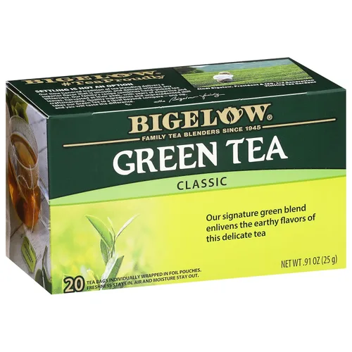 Vista 17 de Bolsas de té verde descafeinado con té de limón Bigelow, caja de 20 unidades (paquete de 6), 120 bolsas de té en total