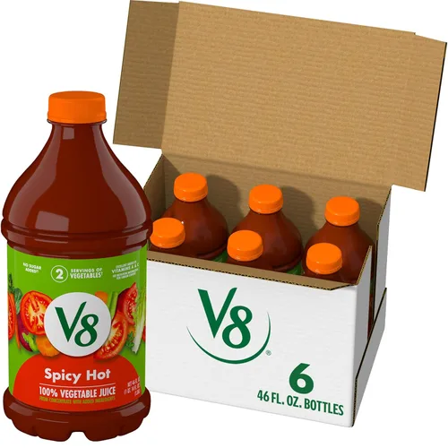 Vista 9 de V8 Antioxidantes Original 100% Jugo Vegetal, Botella de 46 fl oz