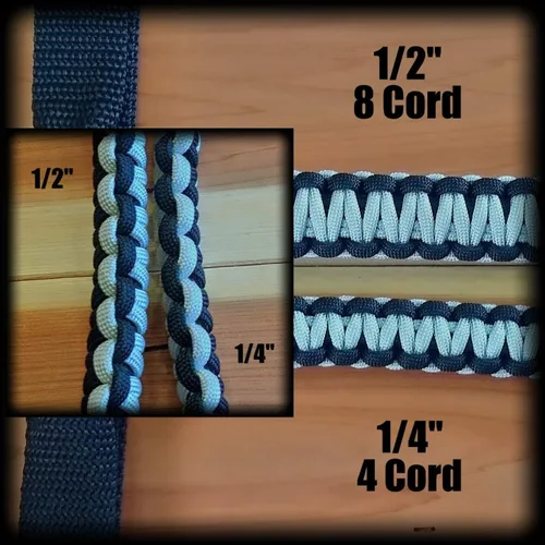 Vista 5 de BubbasGarageTv - Reversible Paracord Grab Handles for Jeep Wrangler - Charcoal Grey & Black - Pick Your Pairs