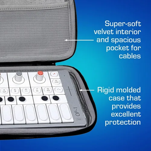 Vista 3 de ANALOG CASES Teenage Engineering OP-1 Field/OP-XY/OP-1 Case - Funda GLIDE Compacta de Ajuste Personalizado para Viajes