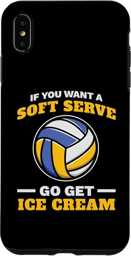 Vista 11 de iPhone 16 If You Want A Soft Serve Go Get Ice Cream Girl Volleyball Case