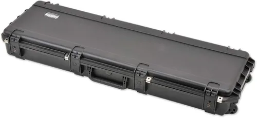 Vista 2 de SKB Cases 3I-5014-db iSeries - Funda rígida y duradera para rifle doble o cuádruple con exterior de plástico duro, ruedas y asas de agarre