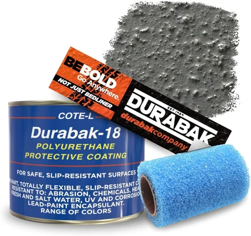 Vista 11 de Durabak - Kit de forro para cajuela de camión, de 18 galones, texturado, revestimiento enrollable Capa personalizada para forro de cajuela