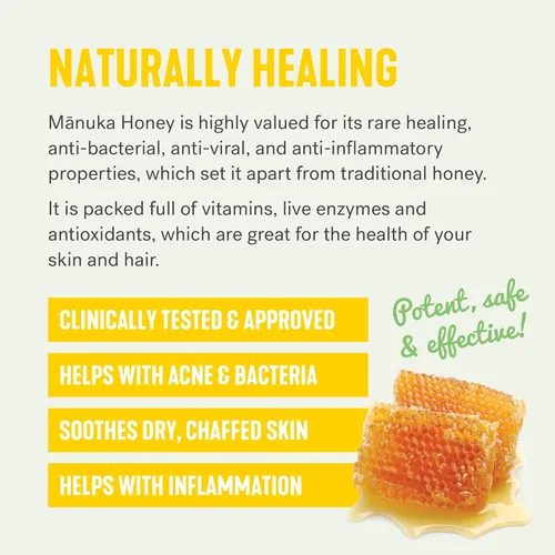 Vista 3 de One Tree Hill Manuka Body Wash Mezcla de miel de manuka y aceites esenciales 9 onzas líquidas