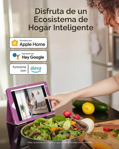 Vista 7 de eufy Indoor Cam E30 Kit de 2 Cámaras, Última Generación, Cámara de Seguridad 4K UHD, Cámara para Mascotas/Perros/Bebé con Aplicación de Teléfono