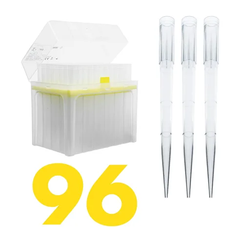 Vista 28 de Kashi Scientific 5000uL Puntas de pipeta universales para laboratorio en estuche, estériles, libres de DNasa/RNAsa, seguras contra pirógenos