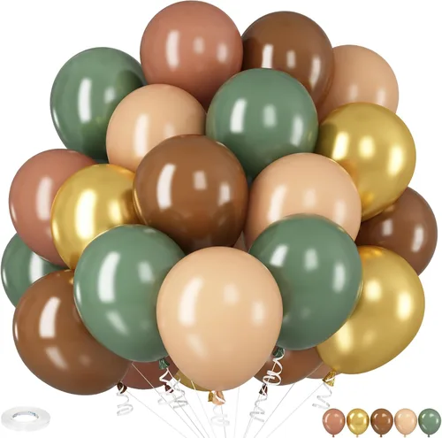 Vista 17 de Globos negros de oro rosa, 35 globos de 12 pulgadas para decoración de fiesta de cumpleaños de mujer