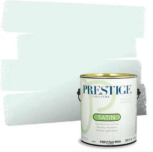 Vista 183 de PRESTIGE Pintura interior e imprimación en uno, salpicaduras acuosas, cáscara de huevo, 1 galón